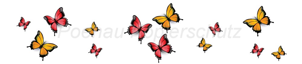 Bild 1 von AvS11590TL6558K Schmetterling rot orange schwarz
