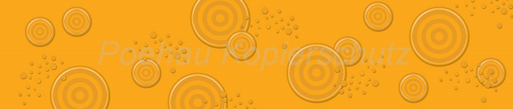 Bild 1 von AvS170613VL0004 Kreise Prägeoptik orange  / (Material) Hartschaum-Rückwand / (Schutzschicht) kein Schutzlack / (Langzeitgarantie) ohne Langzeitgarantie