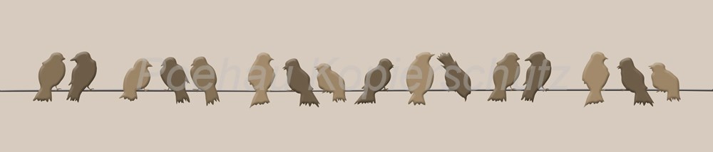 Bild 1 von AvS200824VL0004 Vogel Vögel  / (Material) Hartschaum-Rückwand / (Schutzschicht) UV Hartlack matt / (Langzeitgarantie) ohne Langzeitgarantie