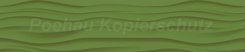 Bild 1 von AvS9459VL3955F Wand Welle grün  / (Material) Hartschaum-Rückwand / (Schutzschicht) UV Hartlack matt / (Langzeitgarantie) ohne Langzeitgarantie