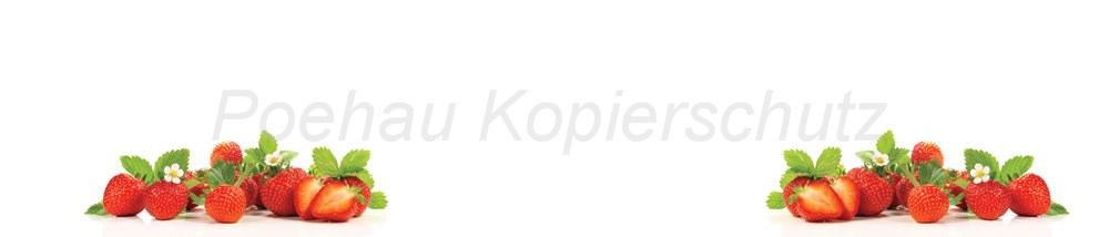 Bild 1 von AvS11346IL8429A Erdbeeren  / (Material) Hartschaum-Rückwand / (Schutzschicht) kein Schutzlack / (Langzeitgarantie) mit Langzeitgarantie* 3 Jahre