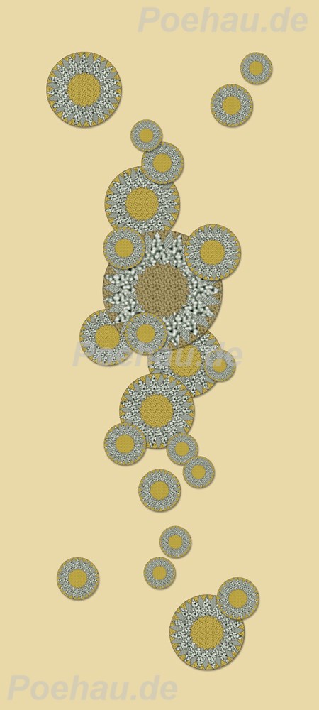 Bild 1 von Bad190207VL0004 Sonnenblume beige  / (Material) Aluverbund-Rückwand / (Schutzschicht) UV Hartlack glänzend / (Langzeitgarantie) ohne Langzeitgarantie