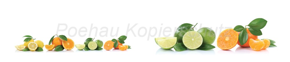 Bild 1 von AvS10680IL5211D Limetten Orangen Zitrusfrüchte  / (Material) Acryl-Rückwand / (Schutzschicht) für Wandverschraubung / (Langzeitgarantie) ohne Langzeitgarantie