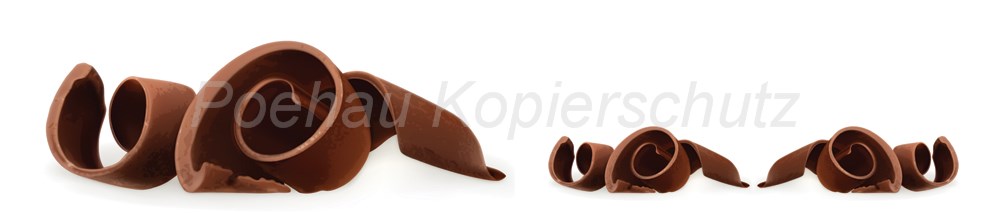 Bild 1 von AvS7156IL7279 Schokolade Locken Raspel  / (Material) Hartschaum-Rückwand / (Schutzschicht) UV Hartlack matt / (Langzeitgarantie) ohne Langzeitgarantie