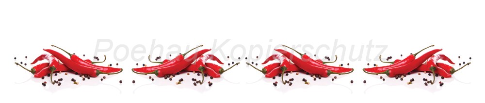 Bild 1 von AvS7121IL7844C Peperoni  / (Material) Acryl-Rückwand / (Schutzschicht) für Wandverschraubung / (Langzeitgarantie) mit Langzeitgarantie* 3 Jahre