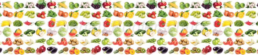 Bild 1 von AvS4116IL9599 Früchte Obst Gemüse  / (Material) Hartschaum-Rückwand / (Schutzschicht) kein Schutzlack / (Langzeitgarantie) ohne Langzeitgarantie