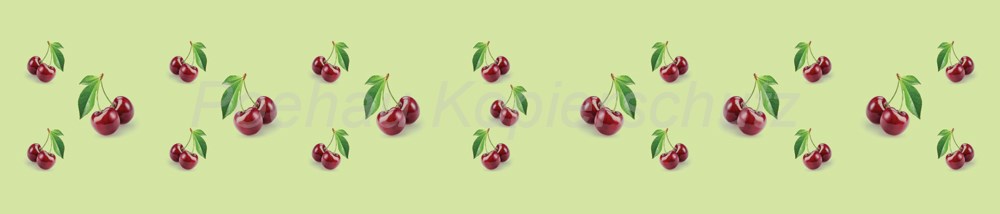 Bild 1 von AvS6669VL4100D rote Kirschen  / (Material) Hartschaum-Rückwand / (Schutzschicht) UV Hartlack glänzend mit Abperleffekt / (Langzeitgarantie) ohne Langzeitgarantie