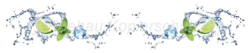 Bild 1 von AvS6451VL1425B Limette Minze Eis  / (Material) Aluverbund-Rückwand / (Schutzschicht) UV Hartlack glänzend / (Langzeitgarantie) ohne Langzeitgarantie