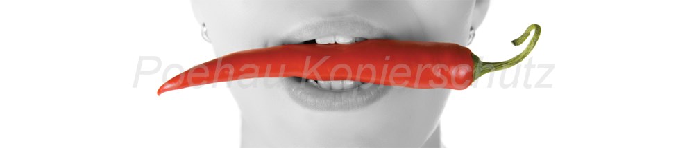 Bild 1 von AvS1647IL5327 Paprika Mund  / (Material) Acryl-Rückwand / (Schutzschicht) für Wandverklebung / (Langzeitgarantie) ohne Langzeitgarantie*