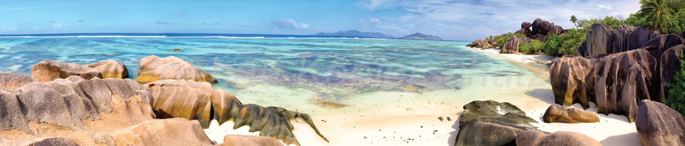 Bild 1 von AvS7574IL1029 Seychellen Strand Steine  / (Material) Hartschaum-Rückwand / (Schutzschicht) UV Hartlack matt / (Langzeitgarantie) ohne Langzeitgarantie