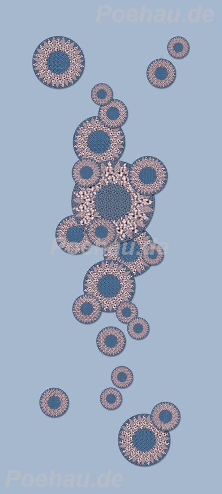 Bild 1 von Bad190207VL0003 Sonnenblume blau  / (Material) Hartschaum-Rückwand / (Schutzschicht) kein Schutzlack / (Langzeitgarantie) ohne Langzeitgarantie