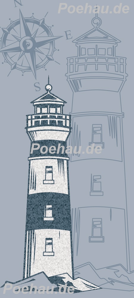 Bild 1 von Bad200511VL0001cmyk Leuchtturm  / (Material) Hartschaum-Rückwand / (Schutzschicht) UV Hartlack glänzend mit Abperleffekt / (Langzeitgarantie) ohne Langzeitgarantie