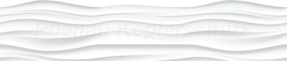 Bild 1 von AvS9459VL3955B Wand Welle weiß  / (Material) Hartschaum-Rückwand / (Schutzschicht) UV Hartlack glänzend / (Langzeitgarantie) ohne Langzeitgarantie