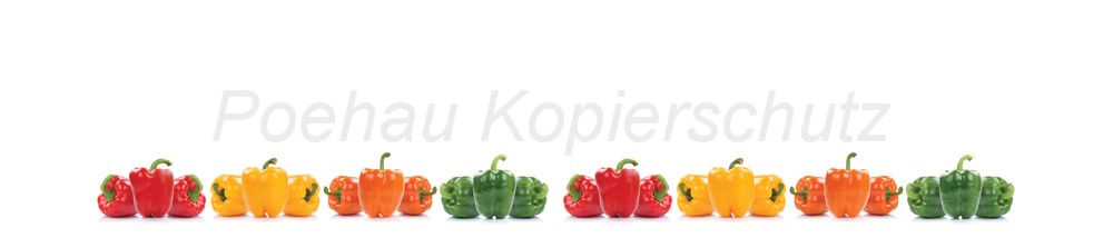 Bild 1 von AvS10813IL5697A Paprika bunt  / (Material) Hartschaum-Rückwand / (Schutzschicht) UV Hartlack matt / (Langzeitgarantie) ohne Langzeitgarantie