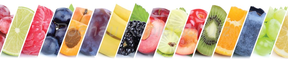 Bild 1 von AvS16216IL5933B Beeren Obst Streifen groß  / (Material) Hartschaum-Rückwand / (Schutzschicht) kein Schutzlack / (Langzeitgarantie) ohne Langzeitgarantie