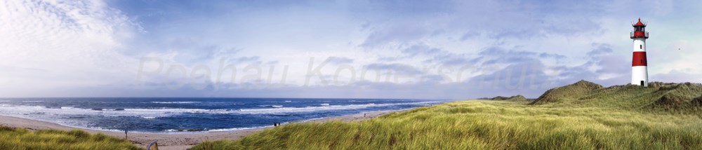 Bild 1 von AvS10182IL4984 Nordsee Leuchtturm Bucht  / (Material) Acryl-Rückwand / (Schutzschicht) für Wandverklebung / (Langzeitgarantie) mit Langzeitgarantie* 3 Jahre