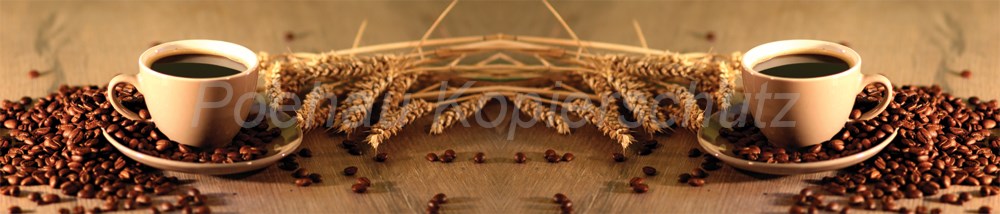 Bild 1 von AvS8739IL2086 Kaffee Getreide Tasse Bohnen  / (Material) Aluverbund-Rückwand / (Schutzschicht) UV Hartlack glänzend mit Abperleffekt / (Langzeitgarantie) ohne Langzeitgarantie