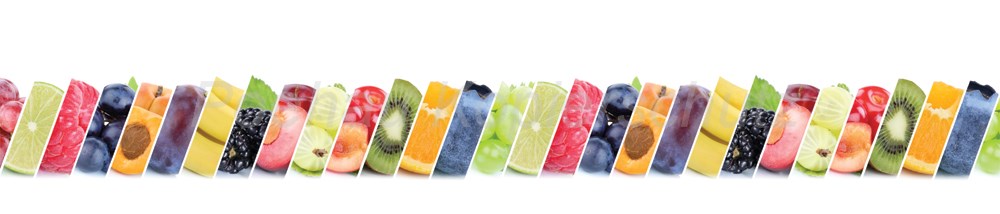 Bild 1 von AvS16216IL5933A Beeren Obst Streifen groß  / (Material) Hartschaum-Rückwand / (Schutzschicht) kein Schutzlack / (Langzeitgarantie) ohne Langzeitgarantie