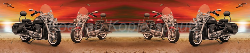 Bild 1 von AvS14247IL7057 Motorrad  Bike Strand Sonnenuntergang  / (Material) Acryl-Rückwand / (Schutzschicht) für Wandverschraubung / (Langzeitgarantie) ohne Langzeitgarantie