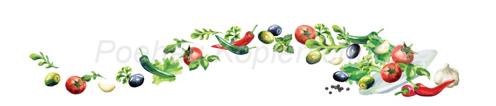 Bild 1 von AvS14320IL3148 Gurke Tomate Oliven  / (Material) Hartschaum-Rückwand / (Schutzschicht) UV Hartlack matt / (Langzeitgarantie) ohne Langzeitgarantie