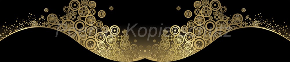 Bild 1 von AvS12278IL0210A Gold Kreise  / (Material) Hartschaum-Rückwand / (Schutzschicht) UV Hartlack matt / (Langzeitgarantie) ohne Langzeitgarantie