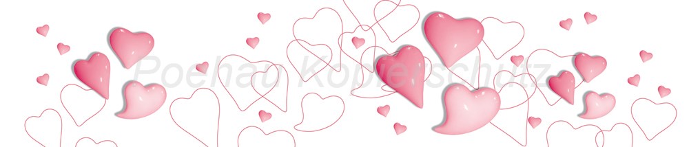Bild 1 von AvS170726VL0002 Herz rosa pink  / (Material) Hartschaum-Rückwand / (Schutzschicht) kein Schutzlack / (Langzeitgarantie) ohne Langzeitgarantie