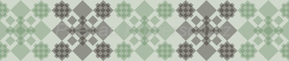 Bild 1 von AvS180125VL0003 Fliesen Karo grau grün  / (Material) Acryl-Rückwand / (Schutzschicht) für Wandverschraubung / (Langzeitgarantie) ohne Langzeitgarantie
