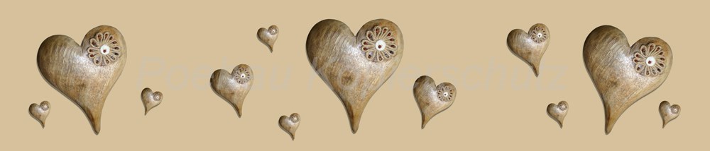 Bild 1 von AvS170724VL0002 Holz Herz  / (Material) Hartschaum-Rückwand / (Schutzschicht) kein Schutzlack / (Langzeitgarantie) ohne Langzeitgarantie