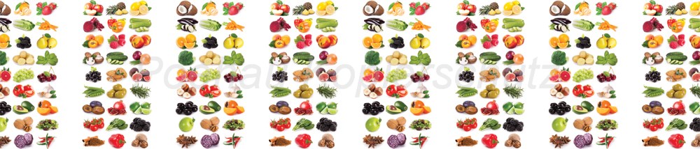 Bild 1 von AvS9669IL1386B Gemüse Tomate Gurke  / (Material) Hartschaum-Rückwand / (Schutzschicht) UV Hartlack matt / (Langzeitgarantie) ohne Langzeitgarantie