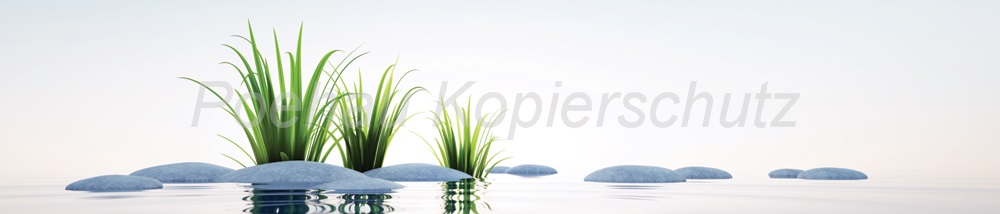 Bild 1 von AvS18819VL4955 Zen Steine Gras  / (Material) Hartschaum-Rückwand / (Schutzschicht) kein Schutzlack / (Langzeitgarantie) ohne Langzeitgarantie