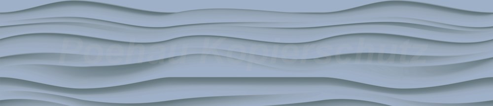 Bild 1 von AvS9459VL3955D Wand Welle blau  / (Material) Hartschaum-Rückwand / (Schutzschicht) UV Hartlack glänzend / (Langzeitgarantie) ohne Langzeitgarantie