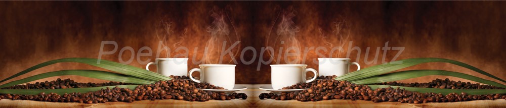 Bild 1 von AvS3825IL3309 Kaffeetasse Blatt  / (Material) Hartschaum-Rückwand / (Schutzschicht) UV Hartlack matt / (Langzeitgarantie) ohne Langzeitgarantie