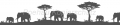 AvS200918VL0003cmyk Savanne Elefanten  / (Material) Acryl-Rückwand / (Schutzschicht) für Wandverklebung / (Langzeitgarantie) ohne Langzeitgarantie*