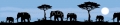 AvS200918VL0002 Savanne Elefanten  / (Material) Aluverbund-Rückwand / (Schutzschicht) UV Hartlack matt / (Langzeitgarantie) ohne Langzeitgarantie