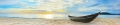 AvS3503IL1661 Himmel Strand Boot Wolken  / (Material) Acryl-Rückwand / (Schutzschicht) für Wandverklebung / (Langzeitgarantie) ohne Langzeitgarantie*