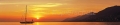 AvS12160IL4008 Sonnenuntergang Segelboot  / (Material) Aluverbund-Rückwand / (Schutzschicht) UV Hartlack glänzend / (Langzeitgarantie) ohne Langzeitgarantie
