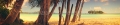 AvS12061IL6459 Strand Palmen Meer  / (Material) Aluverbund-Rückwand / (Schutzschicht) UV Hartlack glänzend / (Langzeitgarantie) ohne Langzeitgarantie