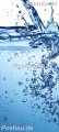 Bad16088VL8618A Water Wasser blau  / (Material) Acryl-Rückwand / (Schutzschicht) für Wandverklebung / (Langzeitgarantie) mit Langzeitgarantie* 