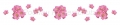 AvS170724VL0006 Blüten rosa pink  / (Material) Acryl-Rückwand / (Schutzschicht) für Wandverklebung / (Langzeitgarantie) ohne Langzeitgarantie*