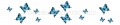 AvS11590TL6558B Schmetterling blau schwarz  / (Material) Acryl-Rückwand / (Schutzschicht) für Wandverschraubung / (Langzeitgarantie) ohne Langzeitgarantie