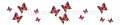 AvS11590TL6558C Schmetterling rot schwarz  / (Material) Aluverbund-Rückwand / (Schutzschicht) UV Hartlack glänzend / (Langzeitgarantie) mit Langzeitgarantie* 5 Jahre