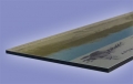 Aluverbund Rückwand 3 mm  / (Höhe) bis 100 cm / (Breite) bis 100 cm / (Schutzschicht) UV Hartlack glänzend / (Langzeitgarantie) mit Langzeitgarantie*