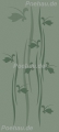 Bad191219VL0001 Floral  / (Material) Acryl-Rückwand / (Schutzschicht) für Wandverklebung / (Langzeitgarantie) mit Langzeitgarantie* 