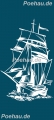 Bad200511VL0003cmyk Segelschiff blau  / (Material) Acryl-Rückwand / (Schutzschicht) für Wandverschraubung / (Langzeitgarantie) mit Langzeitgarantie* 3 Jahre